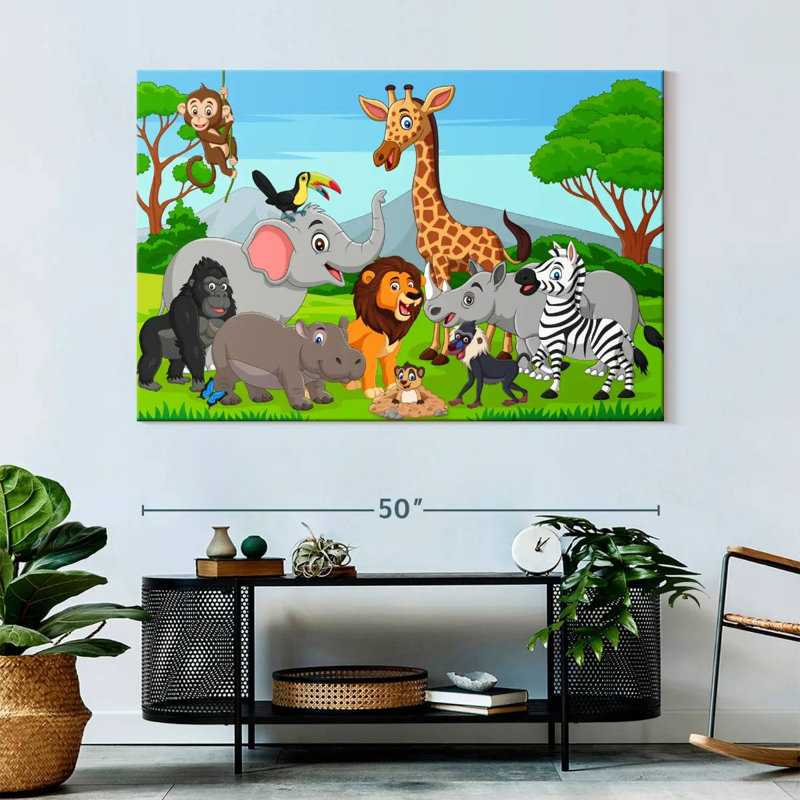 Caricature d'Ashelle pour enfants, H 34 po x l 51 po