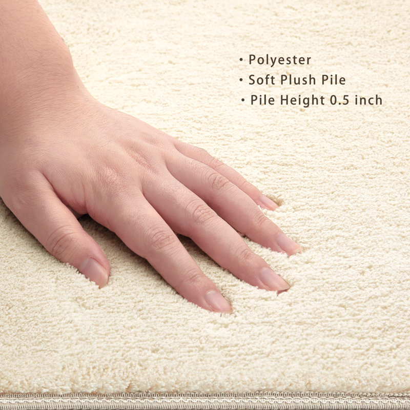Tapis d'escalier intérieur antidérapant Scarlettrose, Beige, 16