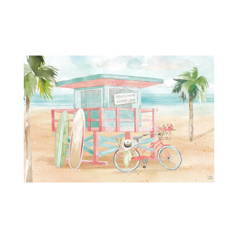Surfs Up VII par - Toile tendue, H 12 po x l 18 po x 1,5 po