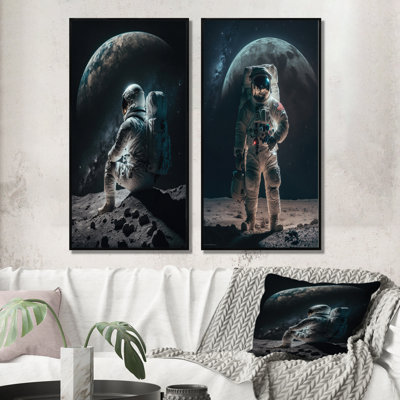 " Spaceman On The Moon " 2 - Pieces
