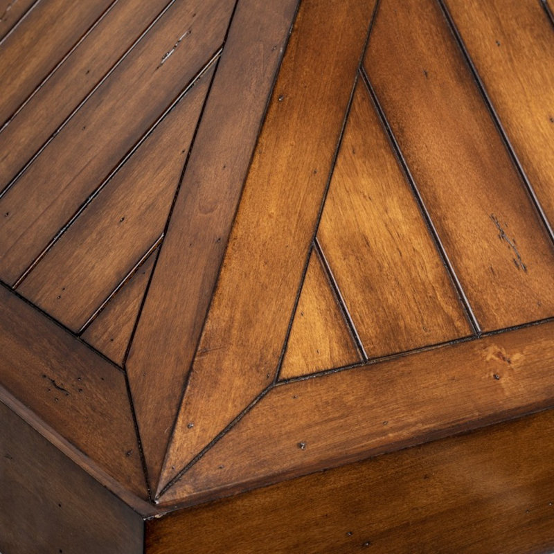 ZLINE 61 po Rallonge de cheminée en bois pour plafond jusqu'à 12 pi, Rustique pâle