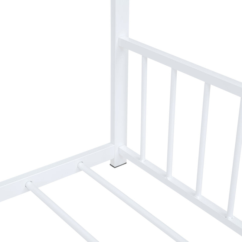 Alifonso Metal Daybed, White, Full