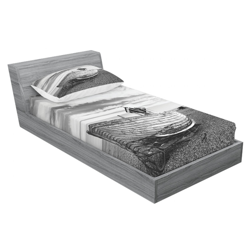 Microfiber Sheet Set, Twin Sheet Set with Fitted Sheet