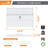 2 ft. 800W Equivalent Integrated LED Dimmable Linear High Bay Light,120-277V 28,350 Lumens 5000K