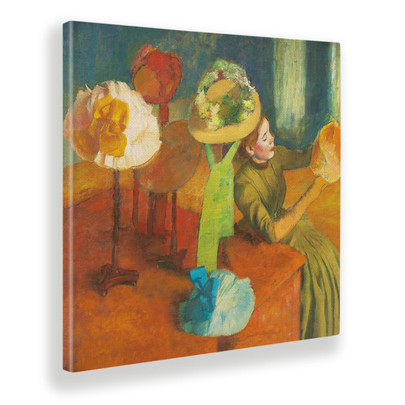 Classe di Ballo by Edgar Degas - Square Painting on Vetro Acrilico, 70cm H x 70cm W