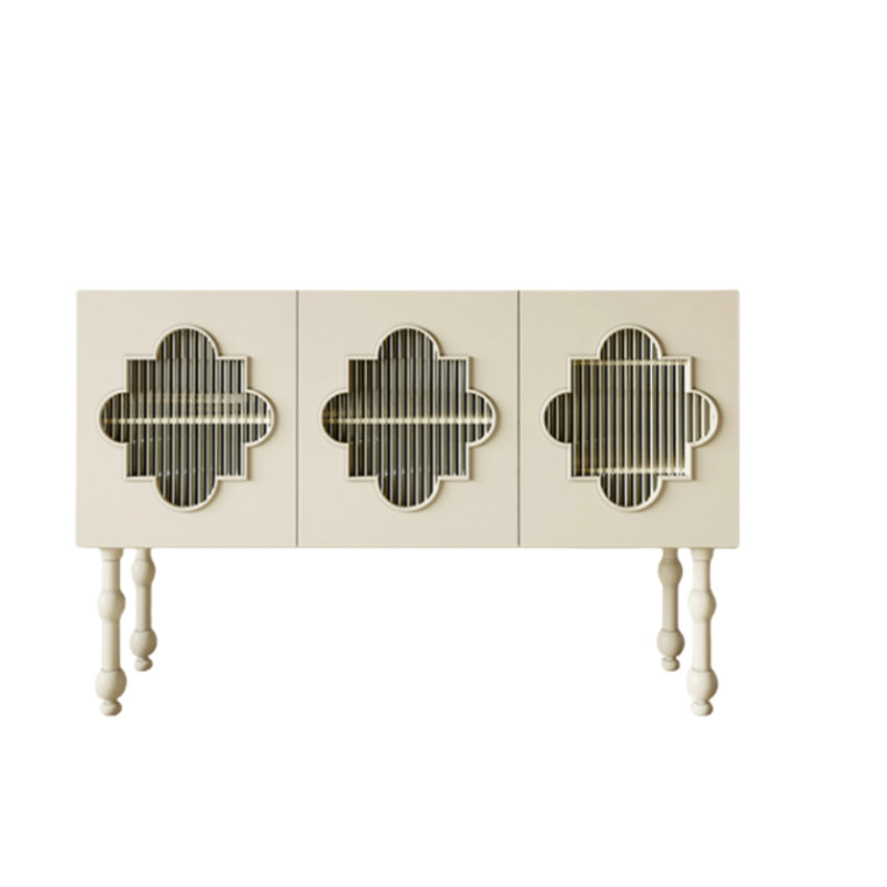 Armoire d'appoint de luxe crème crème