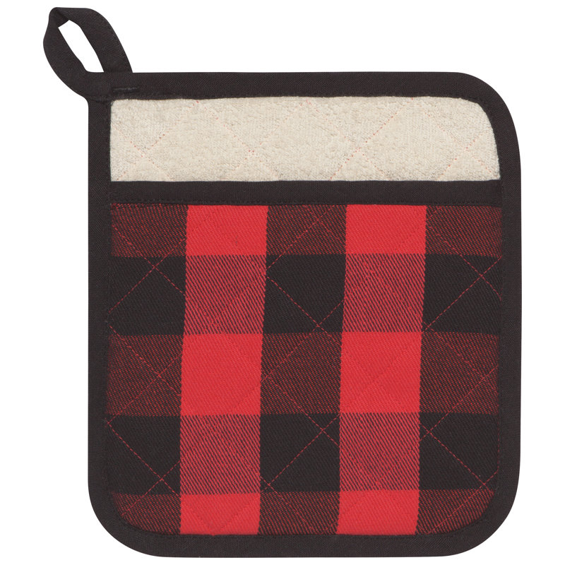Now Designs Plaid Cotton Potholder
