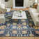 Tapis bleu marine Verda