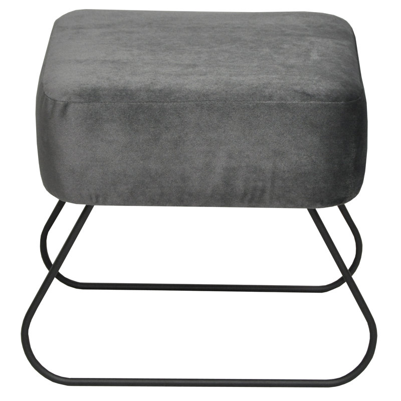 Modern Vanity Stool, Grey