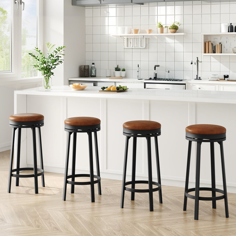 Bax, 4, Brun, Bar Stool (30” Seat Height)