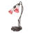 16"H Pink/White Pond Lily 2 LT Accent Lamp-16183702