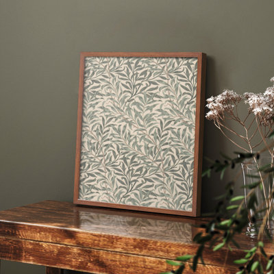 Reproduction abstraite vintage sur toile, encadrée