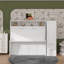 Grand lit escamotable avec placard et tiroirs-807873893