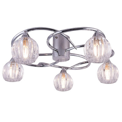 Interlochen Glass Semi Flush Mount