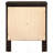 Garrett Cappuccino 2-Drawer Rectangular Nightstand