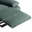 Ameiah Upholstered Gray Green Corduroy Manual Push Back Recliner Chair with Wingback-718261658