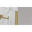 Panneau de douche simple fixe en verre 34 po x 74 po, porte de verre de douche en verre trempé épais de 3/8 po de couleur or-114265586-119319578