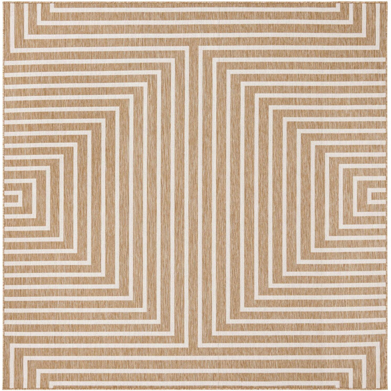Tapis contemporain Nykeia, Carré 7 pi 10 po