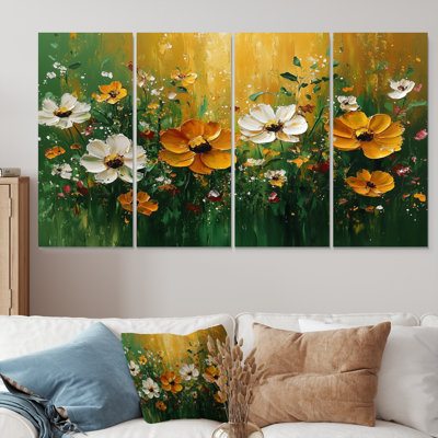 Hoffmann - coquelicots, art mural traditionnel