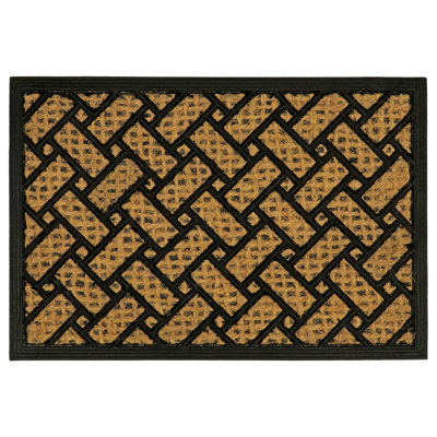 Non-Slip Geometric Outdoor Doormat