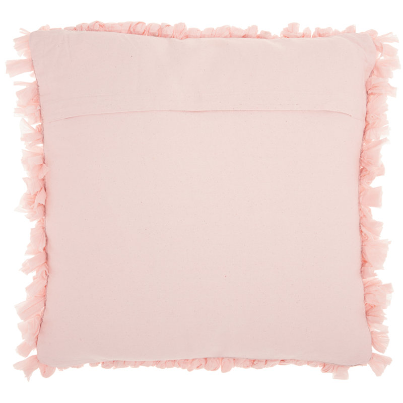 Housse de coussin carré et insert, Rose