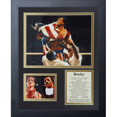 Souvenirs encadrée rocky