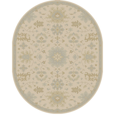 Tapis floral en laine touffeté à la main Arden