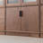 Light luxury black walnut bookcase