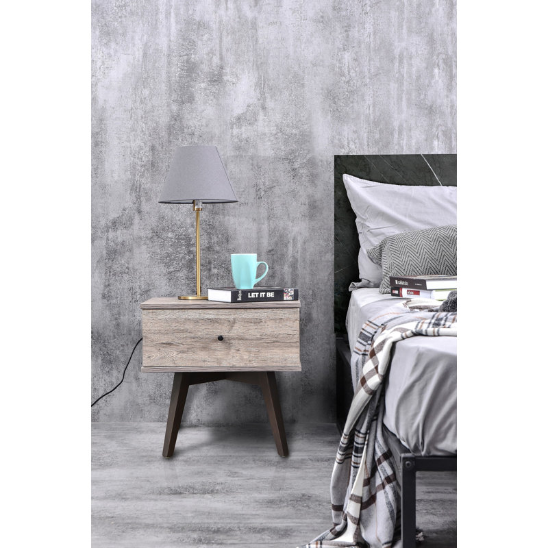 Hednesford Open-Frame Bed, Grey Stone