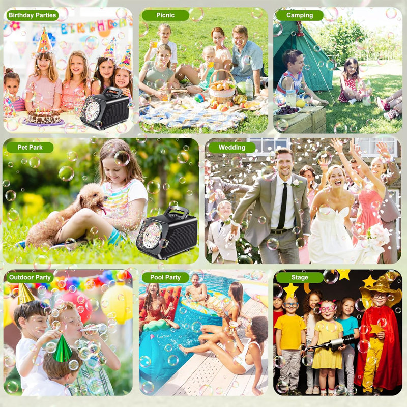 The Holiday Aisle® Plastic Bubble Machine