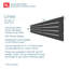 Linea Galvanized Steel Wall and Fence Extension Privacy Panel, Black-108714492