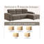 Canapé modulaire en L Upholstered Furniture-1722253039