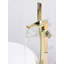 Alixandra 1 Handle Floor Bath Shower Mixer Bath Filler with Diverter-710580425