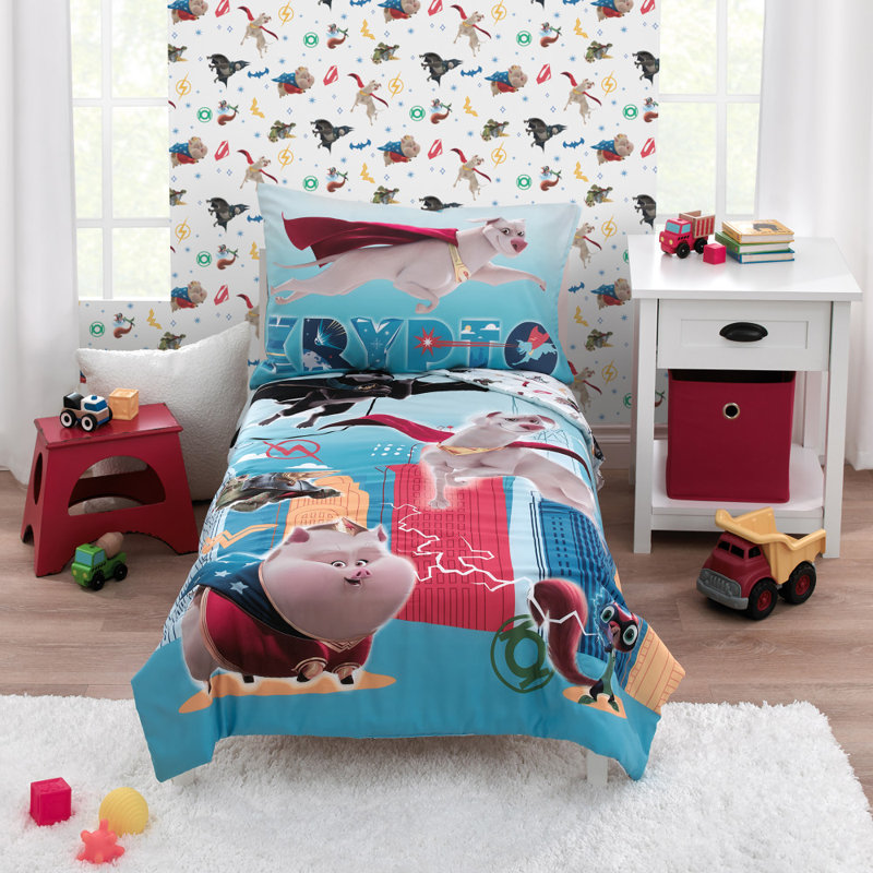 Reversible Animals 100% Polyester Toddler Sheet