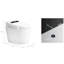 Toilette intelligente avec siège de bidet chauffant | Portable | Avec bidet intégré | Siège à ouverture / fermeture automatique | Avec sécheuse et eau chaude