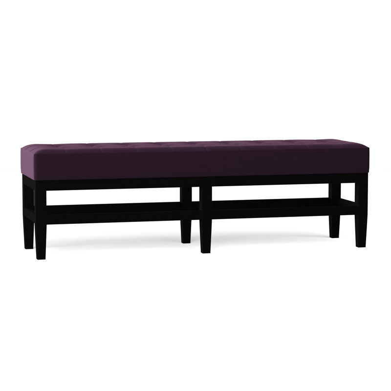 Banc rembourré Galindo-White, Acajou, Figue