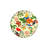 Multicolored Toucan Bird Monkey And Tree Fruit Patterned Modern Decorative Carpet 3548-219310032