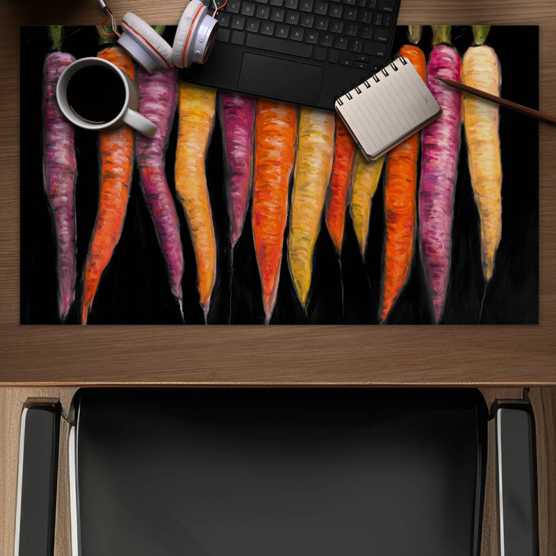 Carrots varieties - 14.00"x24.25" Desk mat