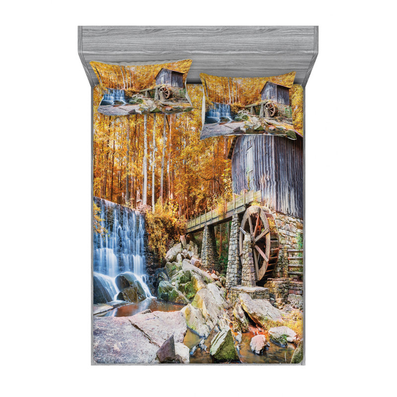 Microfiber Sheet Set, Full Sheet Set with Fitted Sheet