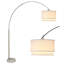 LAMPE DE PIED À BASE DE MARBRE 81 po H DOUBLE OMBRE (3,65 / 43,20)
