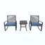 Ensemble de conversation bistro en métal pour 2 personnes-149390537