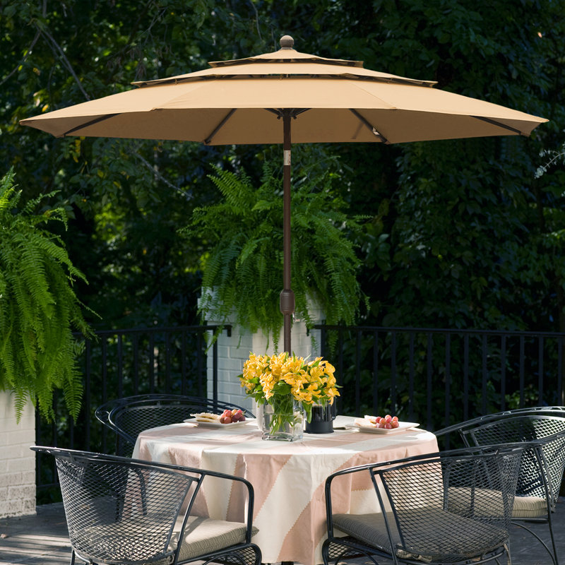 305cm Tilt Parasol, Khaki