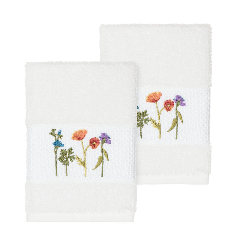 Serenity Turkish Cotton Washcloth, White