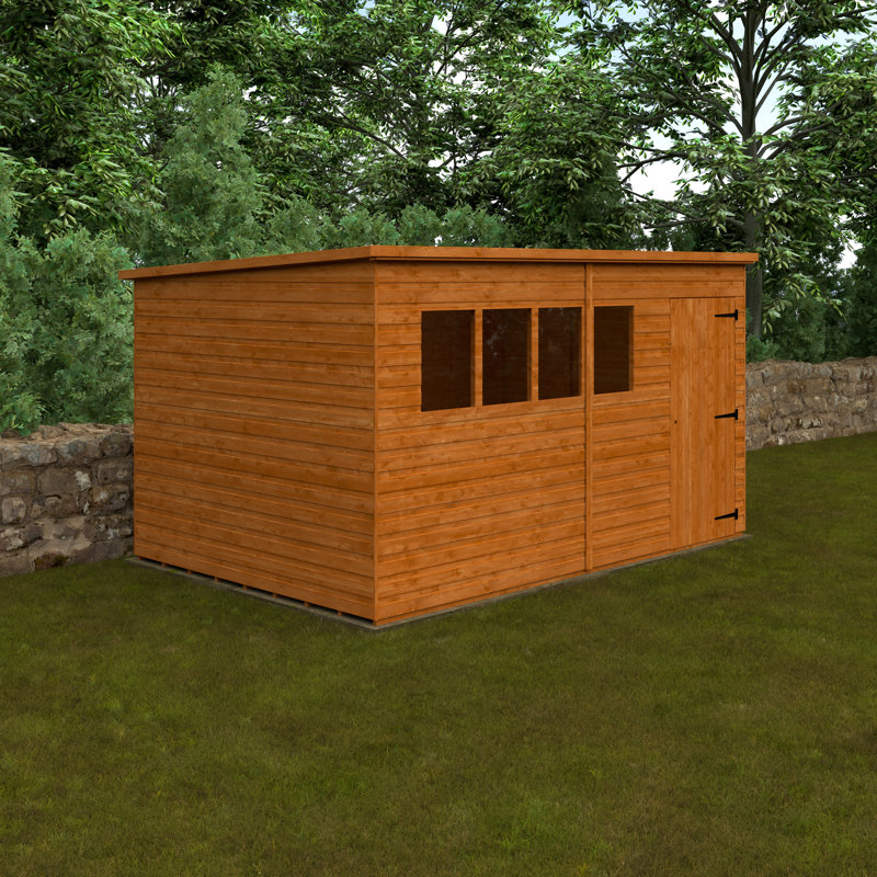 12x8w Tiger Shiplap Pent