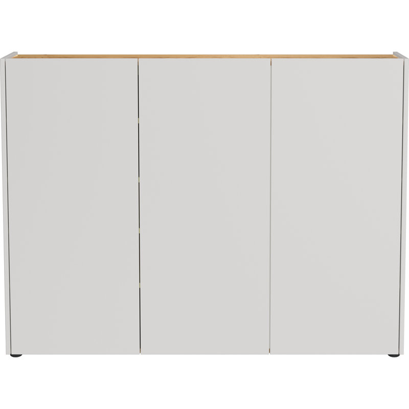 Shoe Storage Cabinet, Brown, white and pink