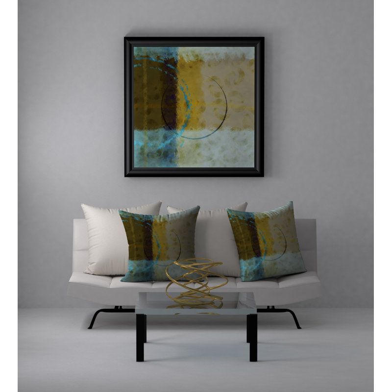 Housse de coussin carrée solaire fraicheur et insert, 18" x 18"
