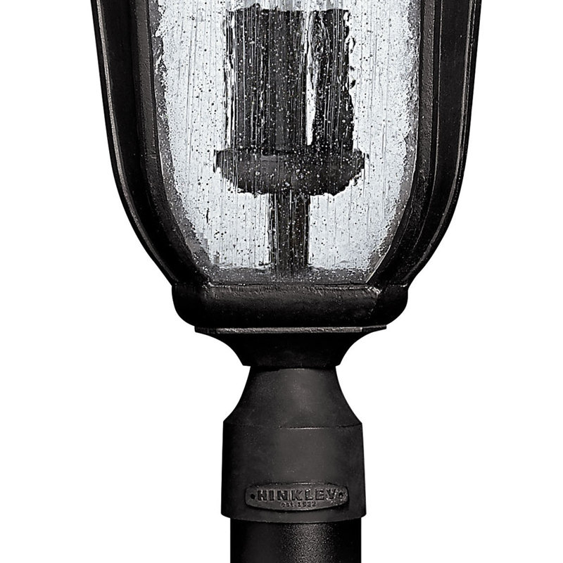 Trafalgar Outdoor 3-Light Lantern Head, Incandescent, Museum Black, No