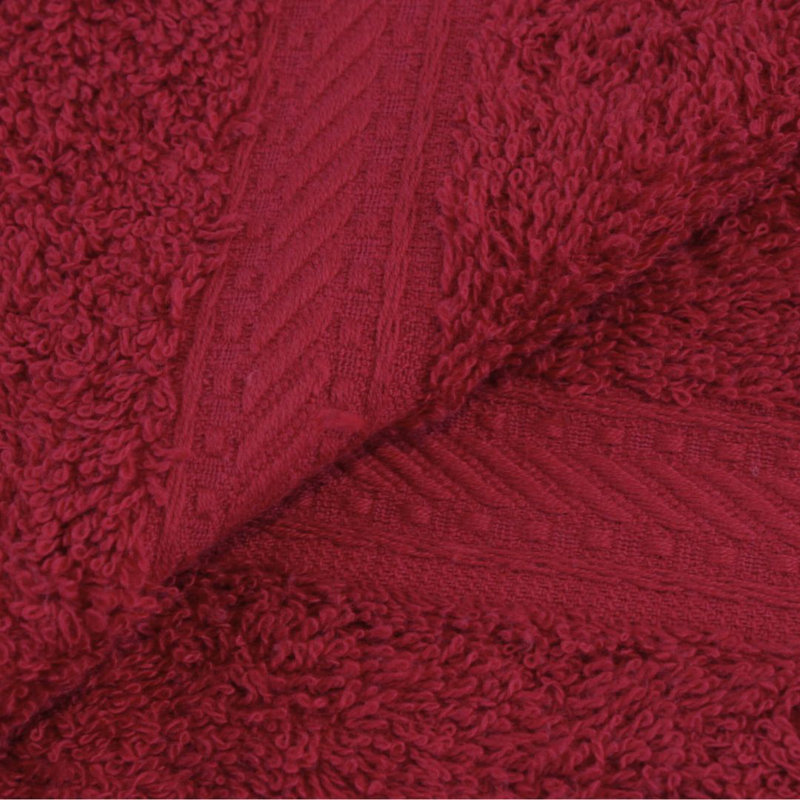100% Cotton Hand Towel, Burgandy