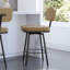 Tabouret de bar et de comptoir pivotant Latitude Run Amadita-1192928425-1191881049