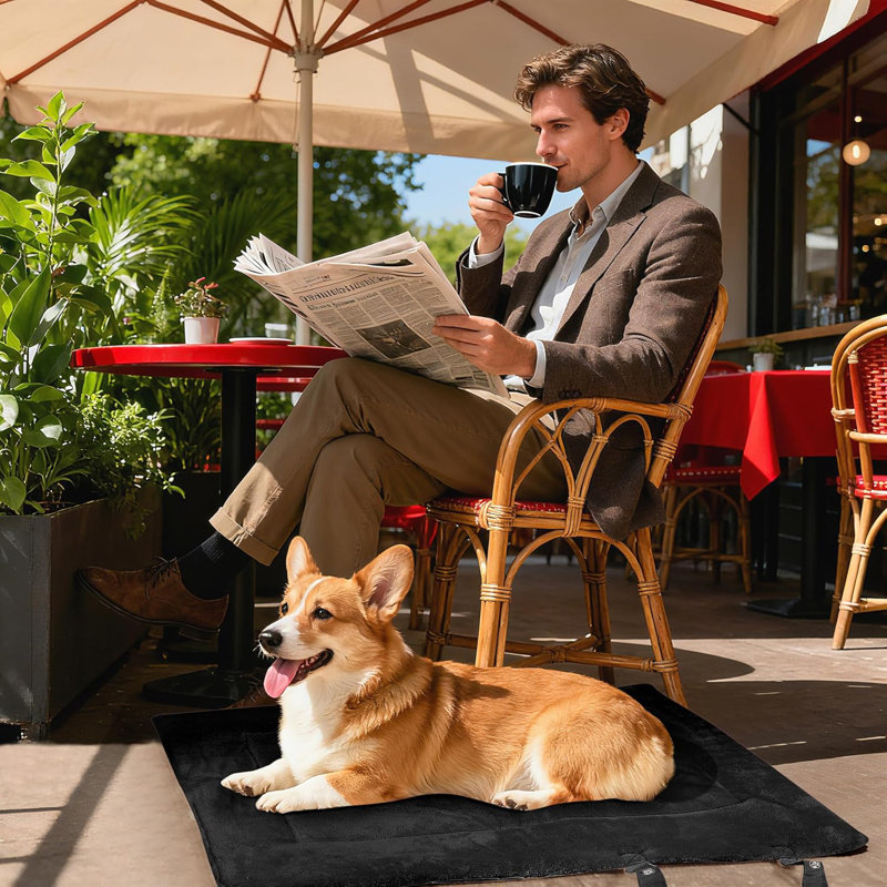 Waterproof Foldable Dog Bed Pad,Indoor & Outdoor Use